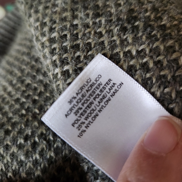 LUCKY BRAND Camo Cardigan Sweater Large - Picture 10 of 11